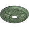 Ekena Millwork Edinburgh Ceiling Medallion (Canopies up to 5 1/8"), 18 1/8"OD x 3 1/2"ID x 2 3/4"P, Athenian Green CM18ED1AGF - alternate 4